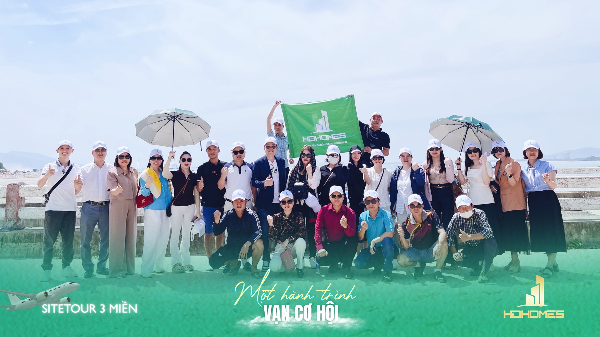Tập Thể HDHomes tham gia Site Tour Ba MIền