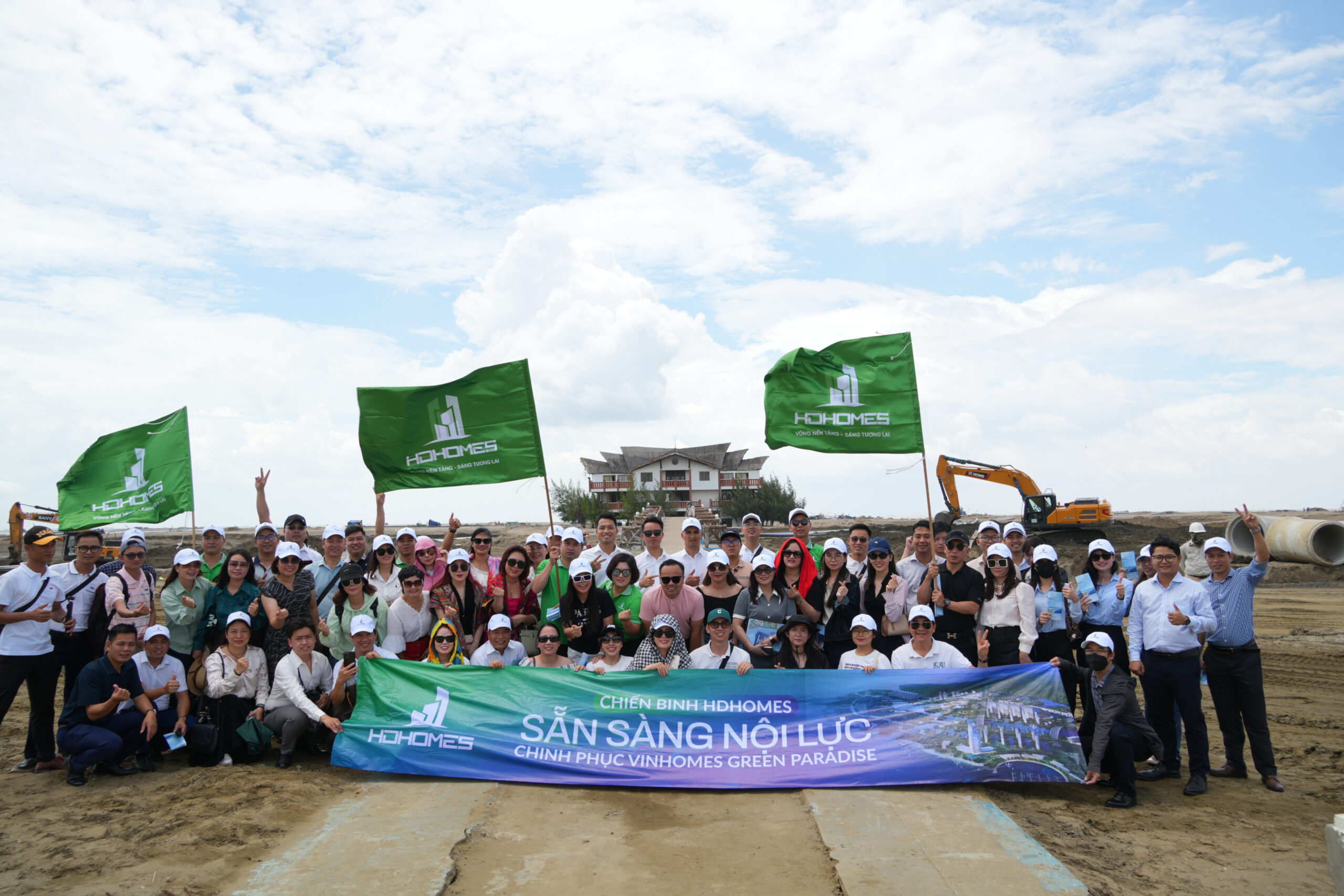 Chiến binh HDHomes đã sẵn sàng nội lực chinh phục Vinhomes Green Paradise Cần Giờ