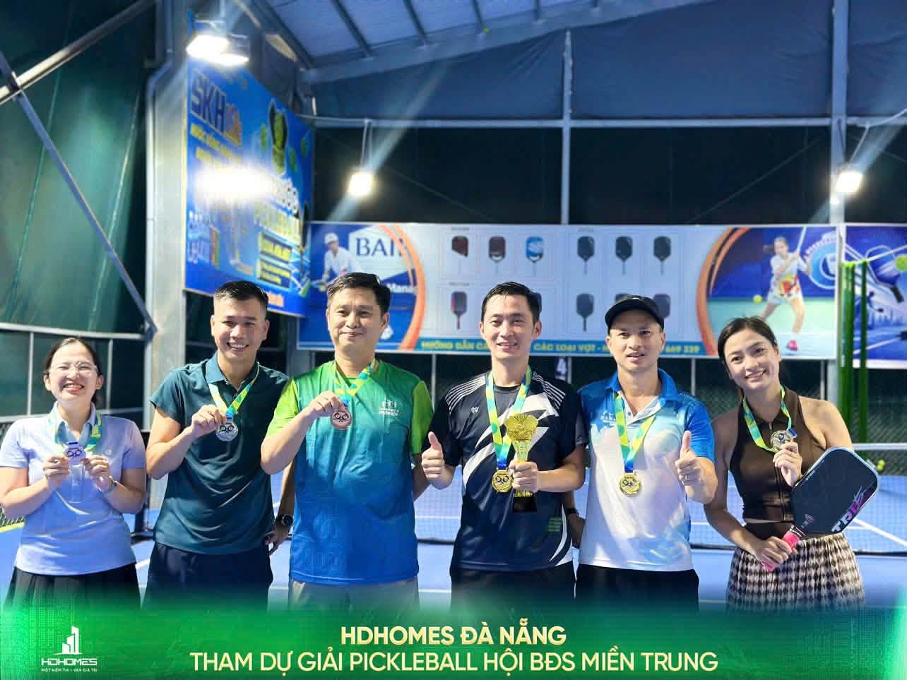 HDHOMES ĐÀ NẴNG THAM DỰ GIẢI PICKLEBALL HIỆP HỘI BẤT ĐỘNG SẢN MIỀN TRUNG